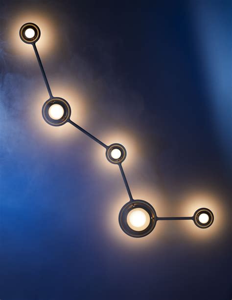 Constellation Constellation Ceiling Sconce Cassiopeia Medium Copper
