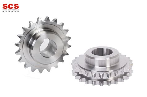 Stainless Steel Roller Chain Sprocket with Double Row Teeth - China ...