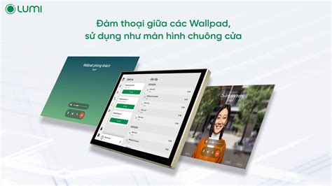 Màn hình đa nhiệm Wallpad | Nhà thông minh Lumi