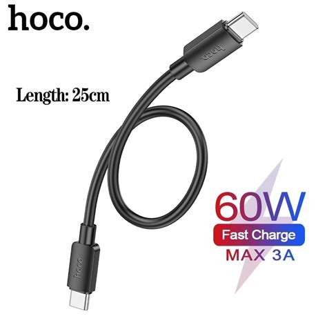 Hoco X M Short Cable Type C Cable W Fast Charging Data Cable A