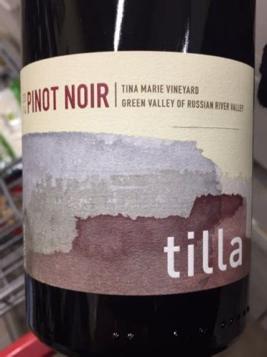 Tilla Tina Marie Vineyard Green Valley Of Russian River Valley