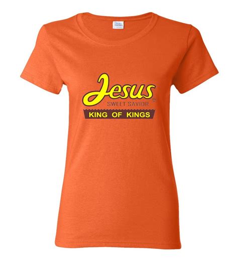 Womens Jesus Sweet Savior King Of Kings Funny Christian T Shirt Old