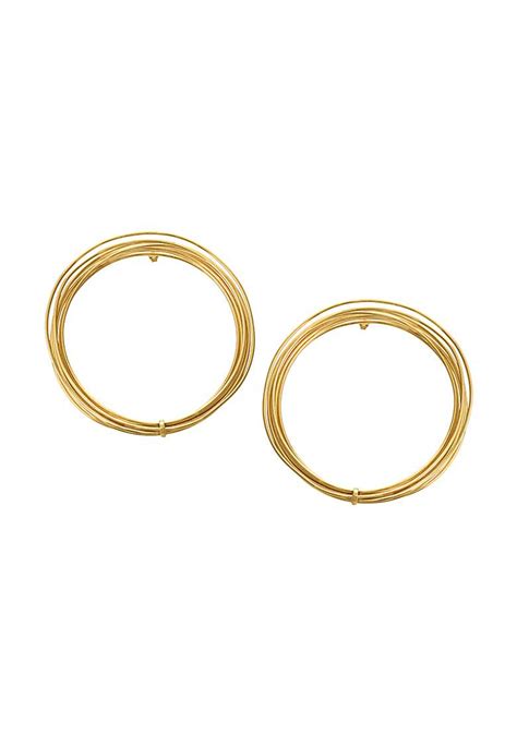 Buy Women Gold Multi Hoop Earrings Jewellery Indya