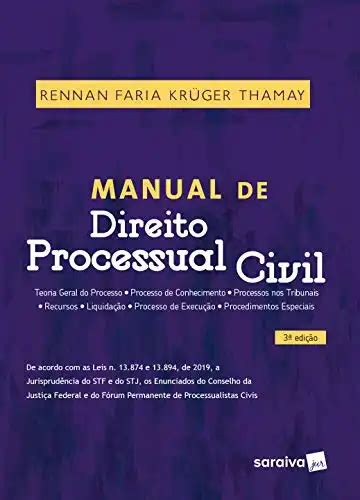 Manual De Direito Processual Civil 3ª Edição 2020 Rennan Faria