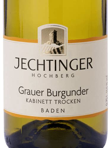 Jechtingen Amoltern Jechtinger Hochberg Grauer Burgunder Kabinett