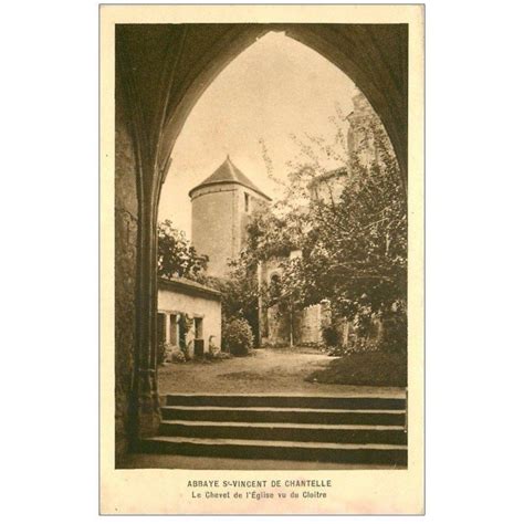 03 ABBAYE SAINT VINCENT DE CHANTELLE Chevet De L Eglise