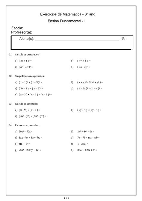 Exercicios De Matematica 8 Ano Respostas Educa Hot Sex Picture