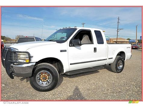 1999 Oxford White Ford F250 Super Duty Xlt Extended Cab 4x4 57034280 Car Color