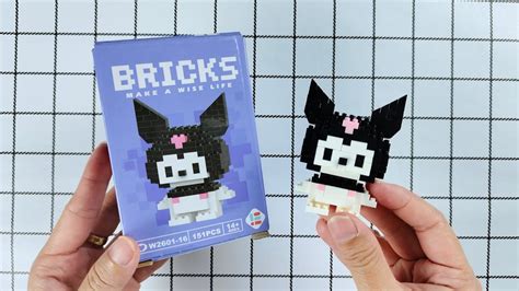 Kuromi Bricks How To Build Kuromi Bricks Asmr Diy Toys Youtube