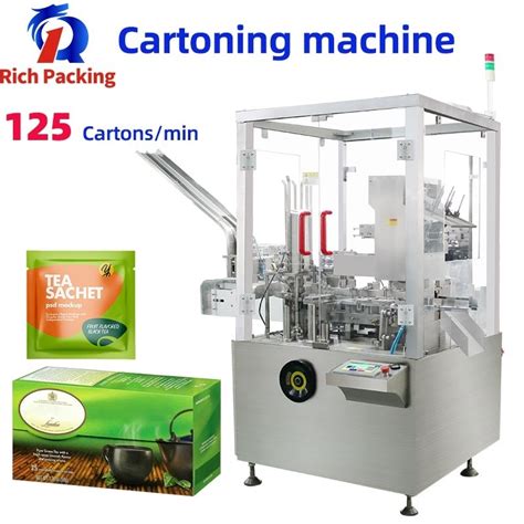 Full Automatic L Vertical Sachet Tea Bag Cartoning Pack Machine