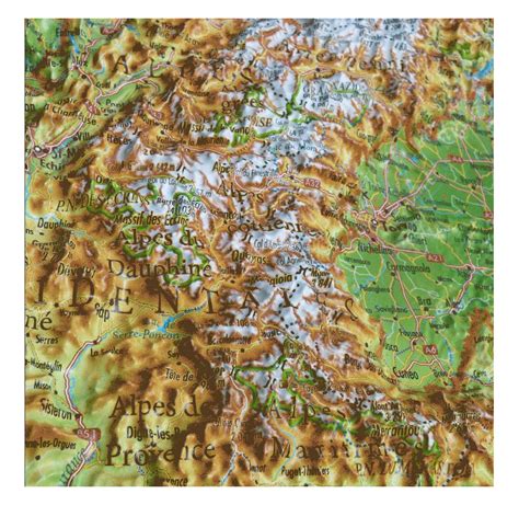 L Arc Alpin En Relief Dmap Carte En Relief