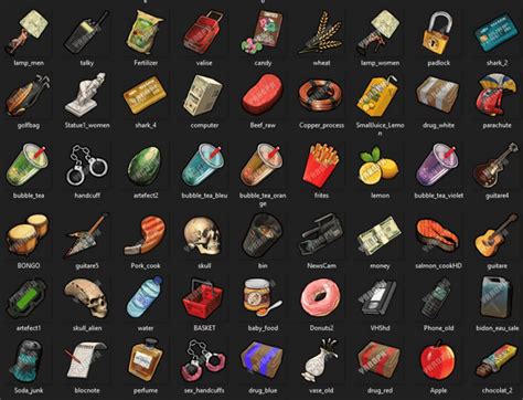 Inventory Icons Pack For Rp Server Hq Draw Get It At Fivem Store