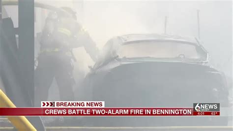 Breaking Crews Battle Two Alarm House Fire In Bennington Youtube