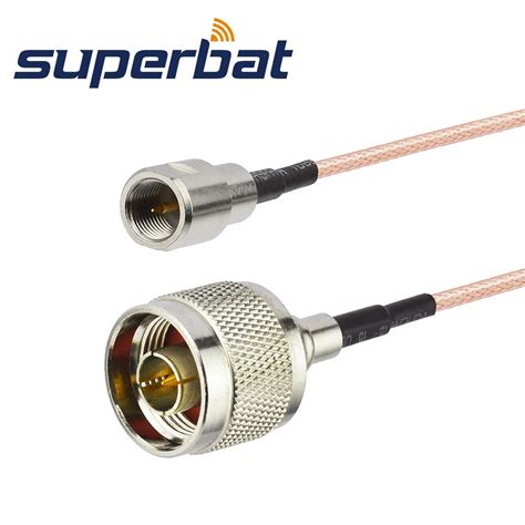 Superbat RF Coaxial Cable N Type Plug Male To FME Male Straight Pigtail