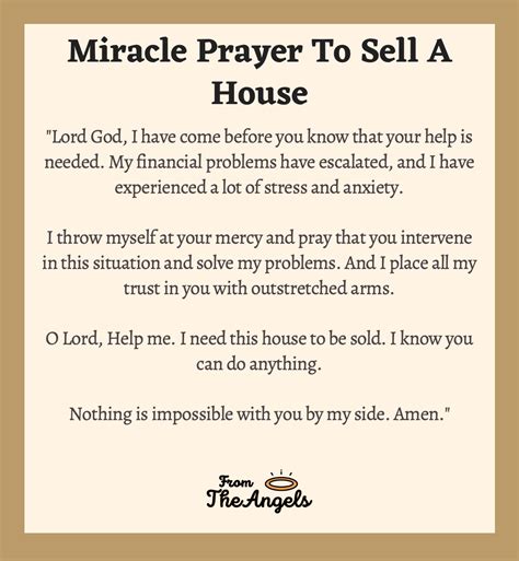 Miracle Prayers For St Joseph To Sell A House Urgent Buying