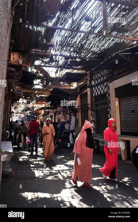 Souk Semmarine Marrakech Stock Photo Alamy