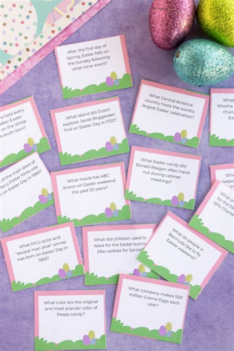 Free Printable Easter Trivia Questions and Game - Play Party Plan