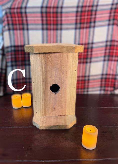 Cedar Birdhouses Nesting Boxes For Wrens Finches Bluebirds