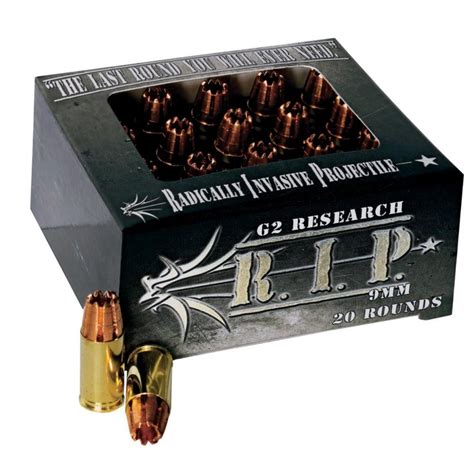 G2 Research R.I.P. Handgun Ammunition 10mm 115 Grain 20 Rd - $42.99 (Free 2-Day Shipping over ...