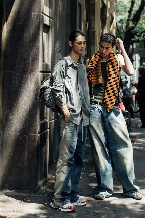 Street Style Store Denim Street Style Street Style Summer Asian Men