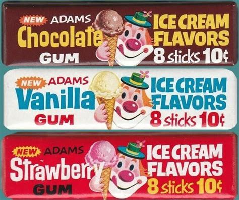 Adams Ice Cream Flavor Gum Rnostalgia