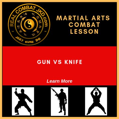 Gun Vs Knife Real Combat Jkd Jeet Kune Do Bruce Lee Martial Arts