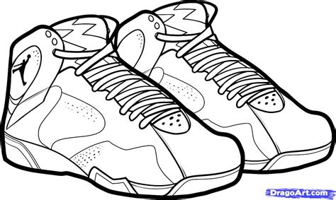 Basketball Shoes Coloring Pages - GetColoringPages.com