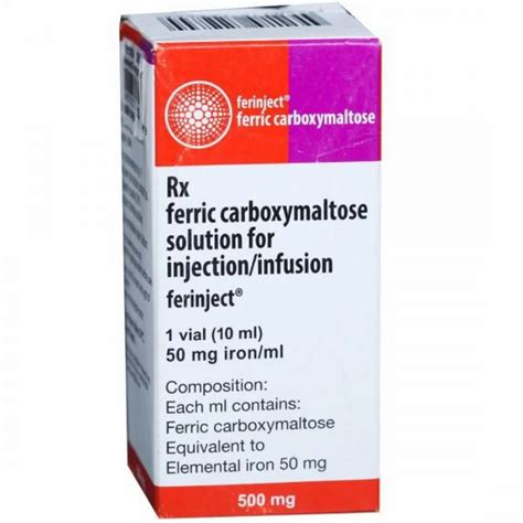 Ferinject Injection At Rs Vial Ferric Carboxymaltose Injection