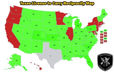 Texas Ltc Reciprocity Map 2025 - Elane Harriet