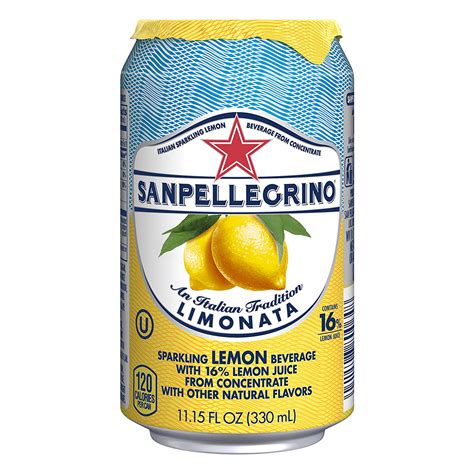 San Pellegrino Lemon Water Oz Cans Beverages U