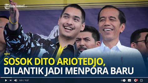 Sosok Dito Ariotedjo Kader Muda Golkar Yang Dilantik Jadi Menpora Baru