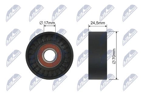 Deflection Guide Pulley V Ribbed Belt RNK VV 000 NTY 30637071