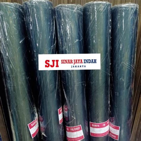 Jual Plastik Mika Lentur Bening Mm X Cm X Roll Mika Pvc Clear