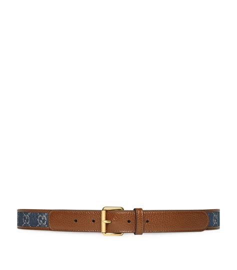 Womens Gucci brown GG Logo Belt | Harrods UK