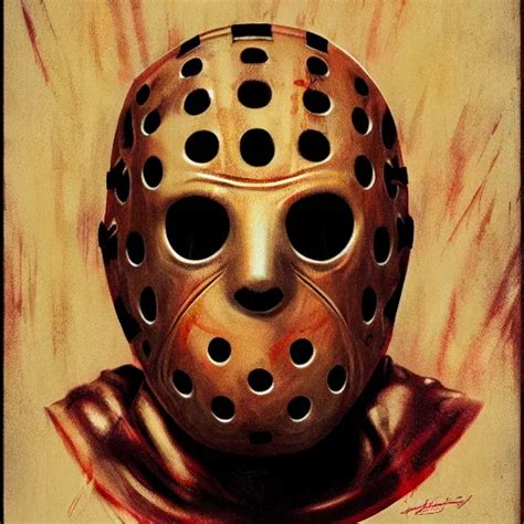 Vintage Poster Of A Jason Voorhees Movie By Karol Bak Stable