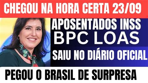 NOTÍCIA QUENTE INSS BPC LOAS APOSENTADOS PENSIONISTAS VITÓRIA