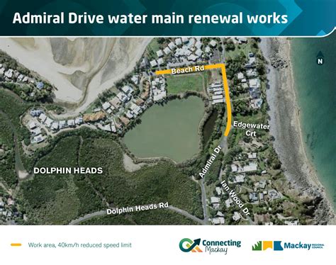 Admiral Drive water main renewal works | Connecting Mackay