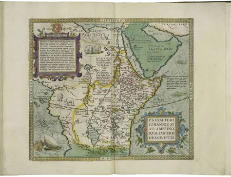 Map of Prester John (Ethiopia) by Abraham Ortelius - PICRYL - Public ...