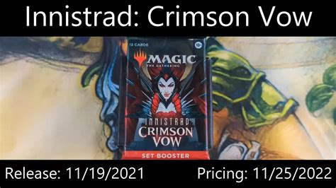 Innistrad Crimson Vow Set Booster Pack YouTube