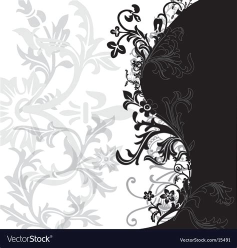 Flowery background Royalty Free Vector Image - VectorStock