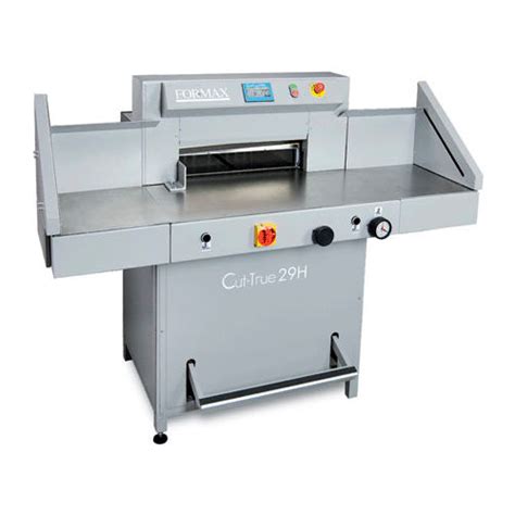 Formax® Cut True Fully Automatic Hydraulic Guillotine Paper Cutter