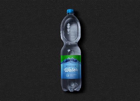 Free 1 Liter Water Bottle Mockup PSD - Good Mockups