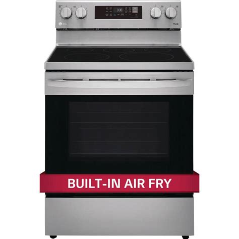 LG Electronics 30 in. 6.3 cu. ft. Smart Wi-Fi Enabled Fan Convection ...