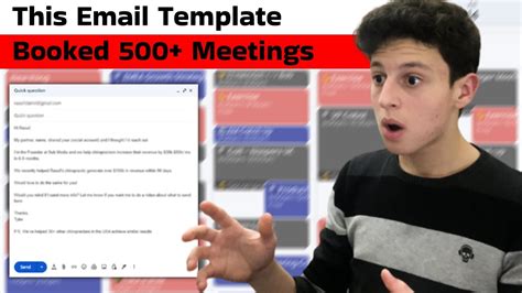 The Best SMMA Cold Email Script 500 Meetings YouTube