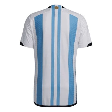 CAMISA ARGENTINA CAMPEÃ DA COPA DO MUNDO 3 ESTRELAS CAMISA TITULAR JOGADOR