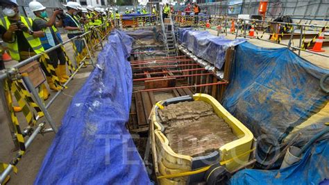 Penampakan Artefak Era Batavia Di Proyek Pembangunan MRT Kawasan Glodok