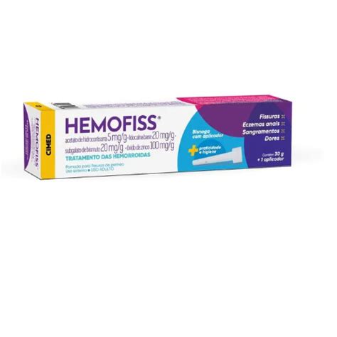 Melhor Pomada Para Hemorroidas E Fissuras - Hemofiss Pomada Para Hemorroidas e fissuras 30g Com 1 aplicador – Cimed ...