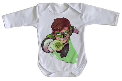 Body Beb Roupa Nen Mini Lanterna Verde Liga Justi A Elo