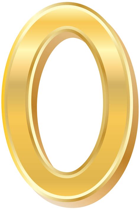 Gold Style Number Zero Png Clip Art Image Gallery Yopriceville High