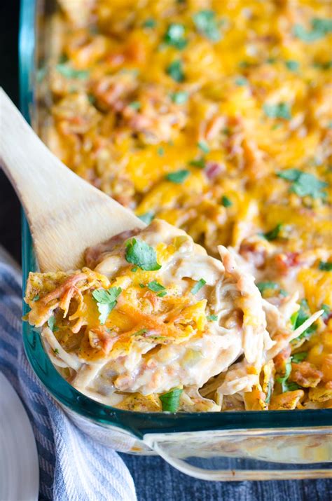 Cheesy Dorito Chicken Casserole Cheesy Dorito Chicken Casserole